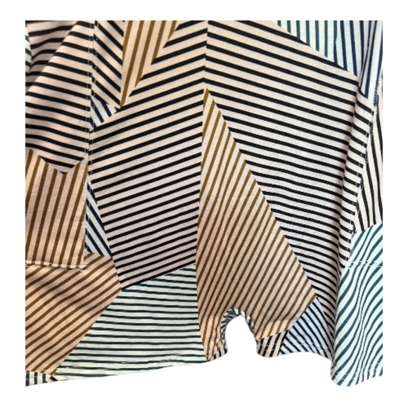 ✨ EUC ANRABESS Women’s Multicolor Striped Spaghetti Strap Romper | Size XL - Picture 3 of 8